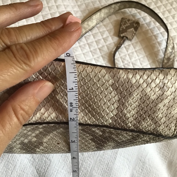 Michael Kors Python Print Crossbody Bag With Studs - Picture 14 of 14